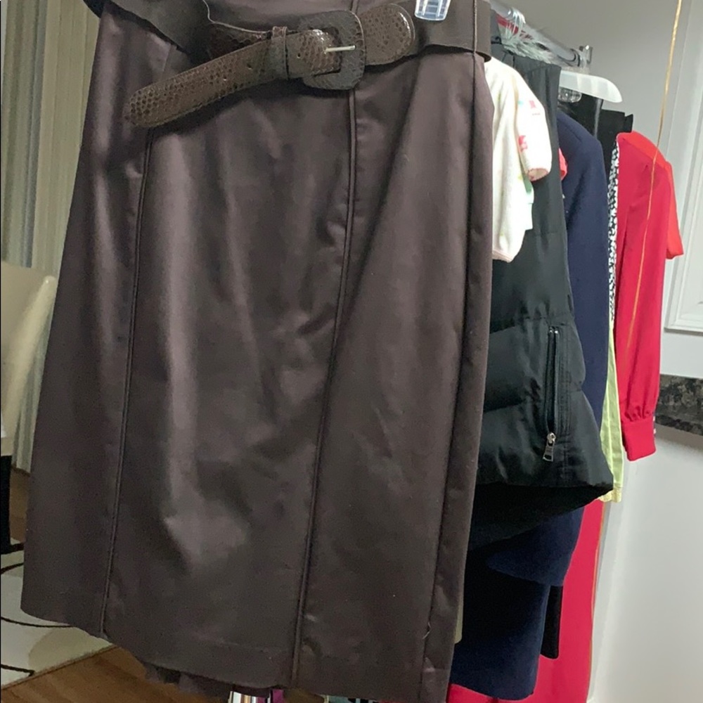 Brown skirt